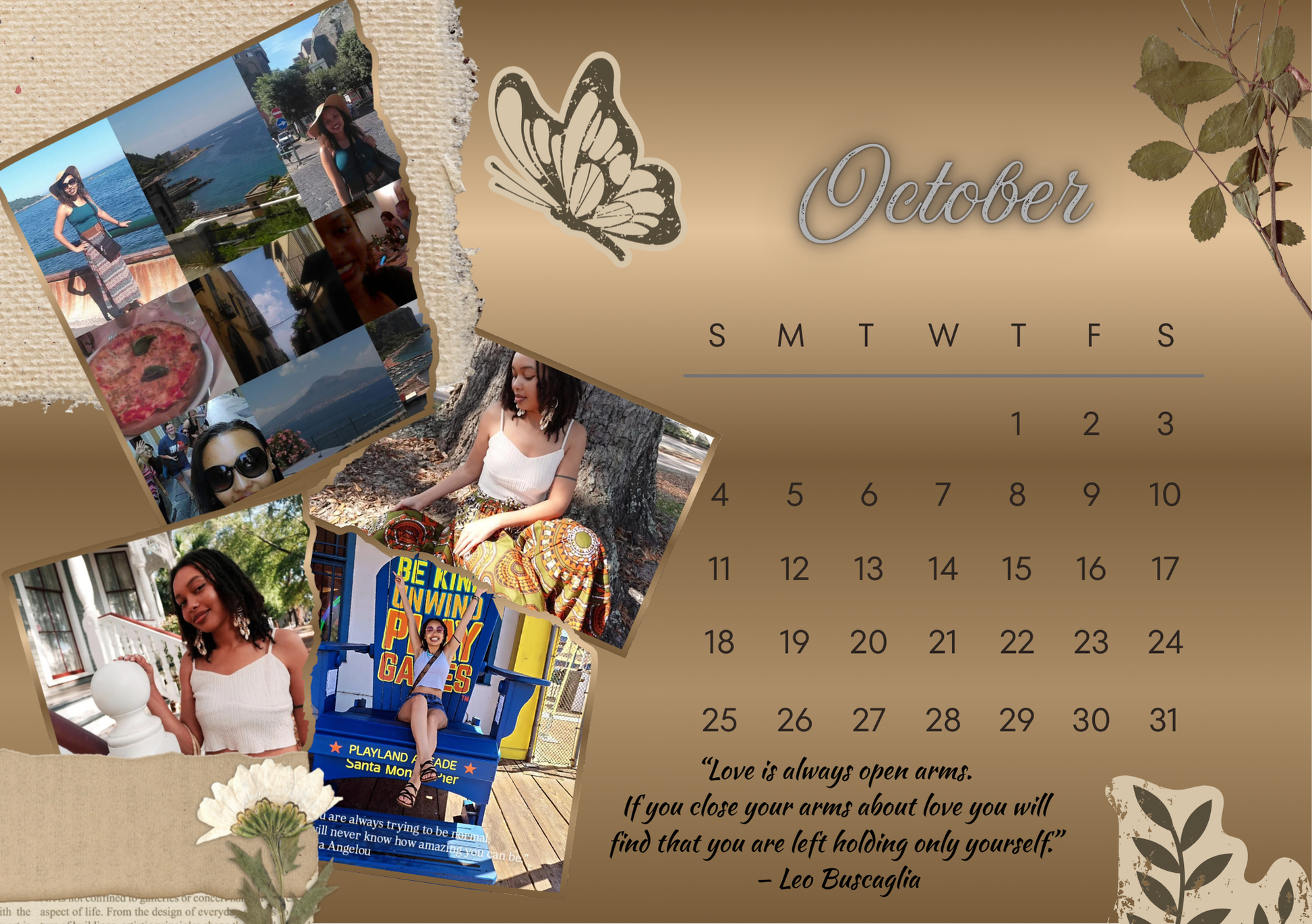 Keepsake Calendar